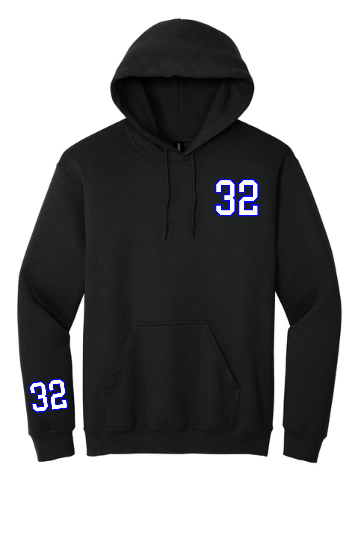 Volleyball Hoodie Customize BLACK