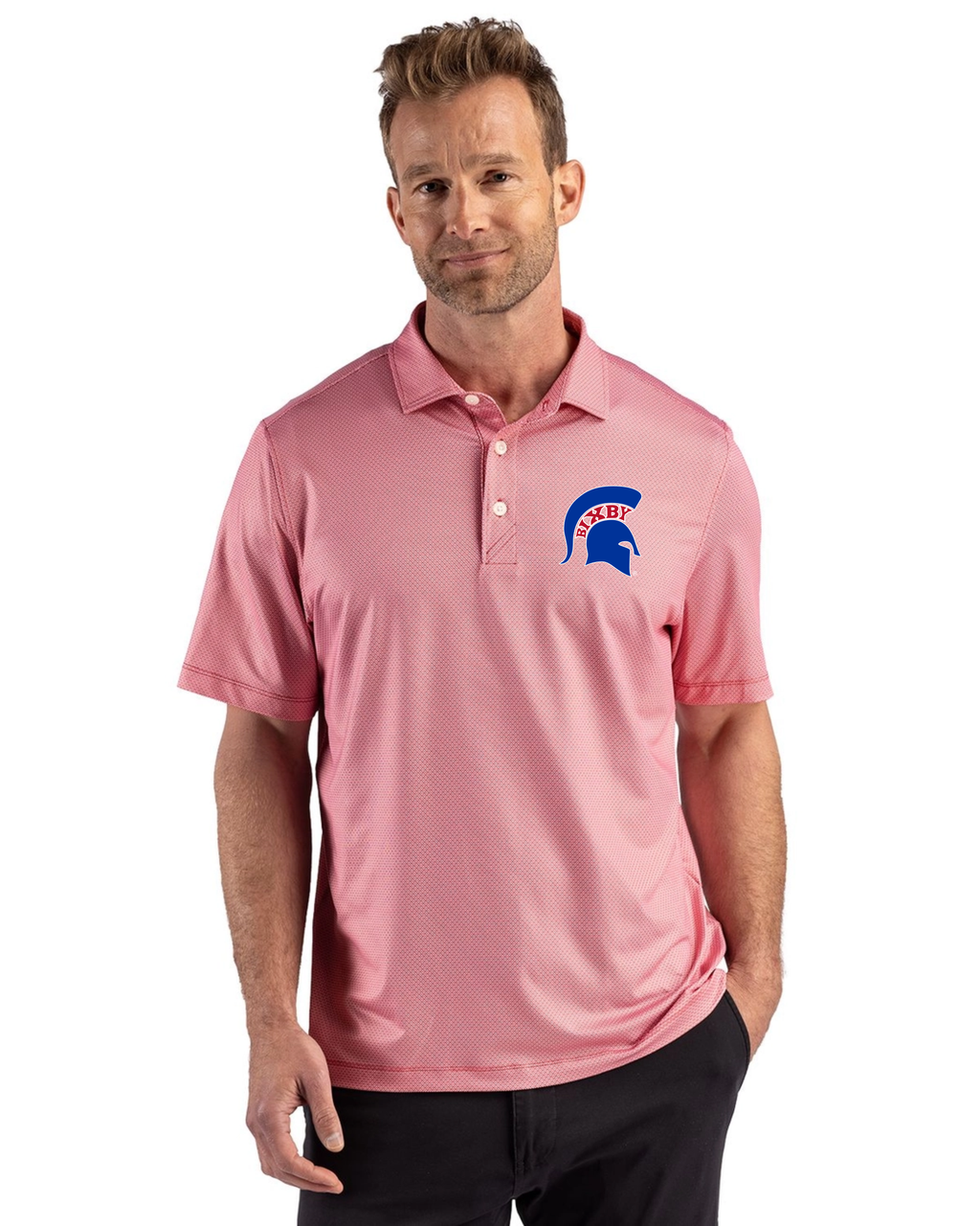 Cutter & Buck Lattice Polo RED