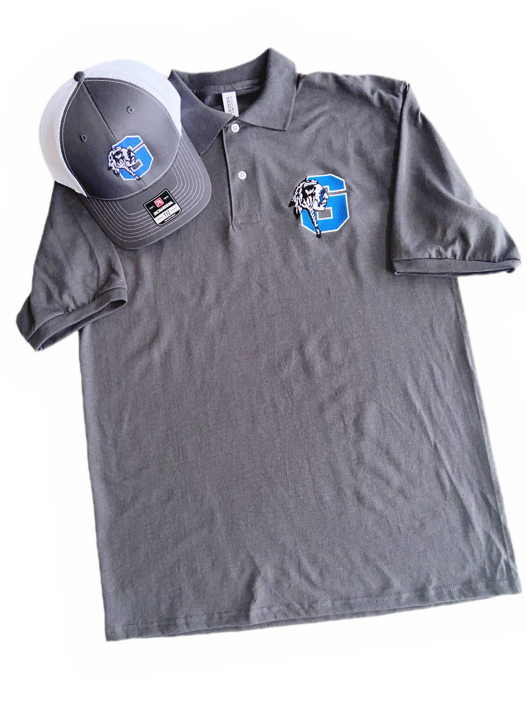 Glenpool Warriors Embroidered Jerzees Spotshield POLO