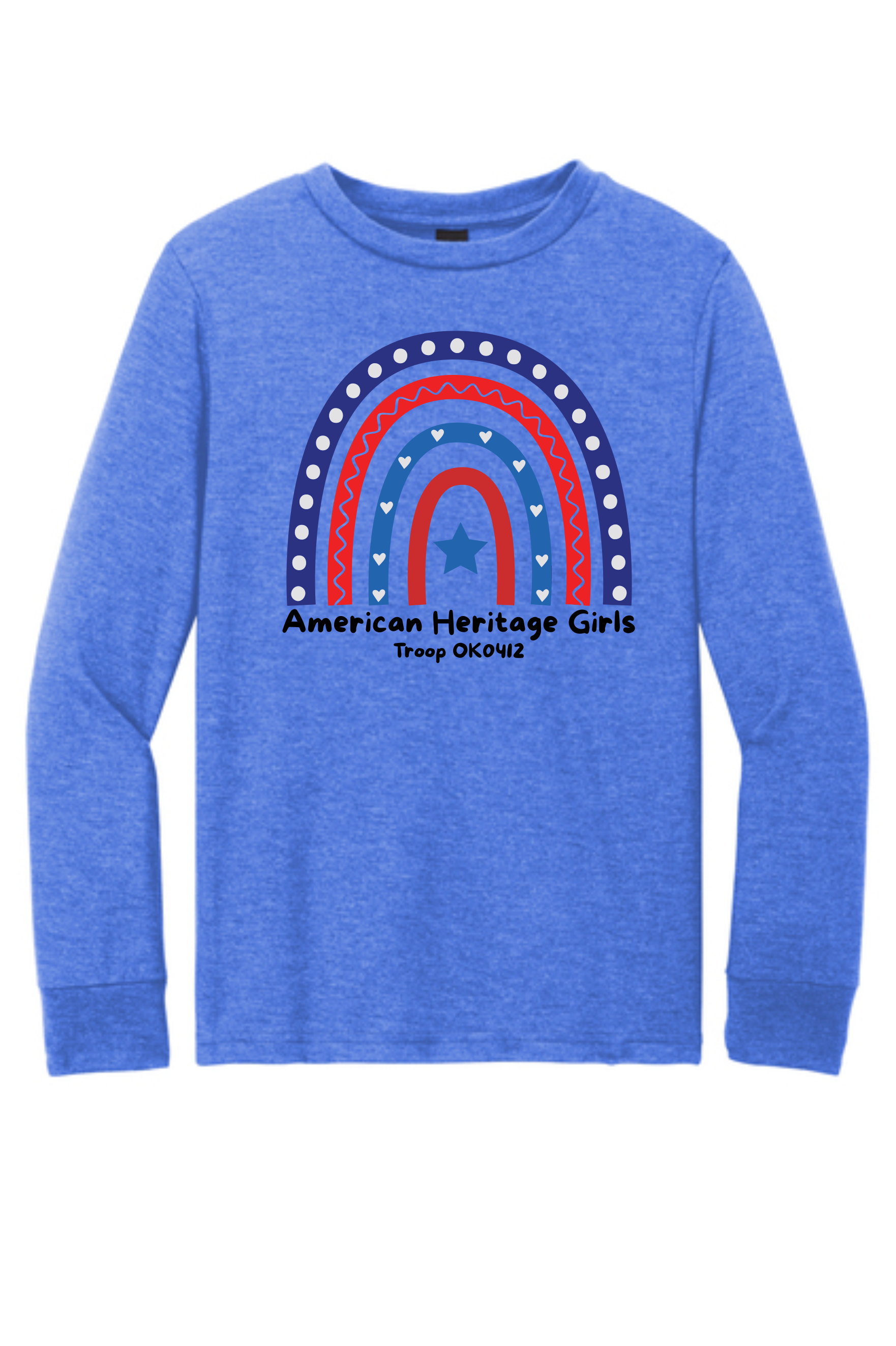 AHG Heather Blue Shirts
