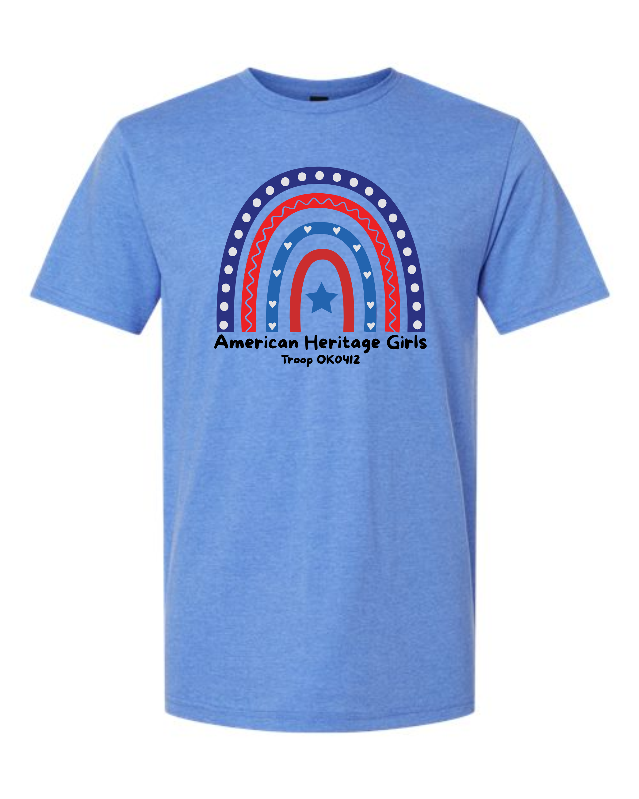 AHG Heather Blue Shirts