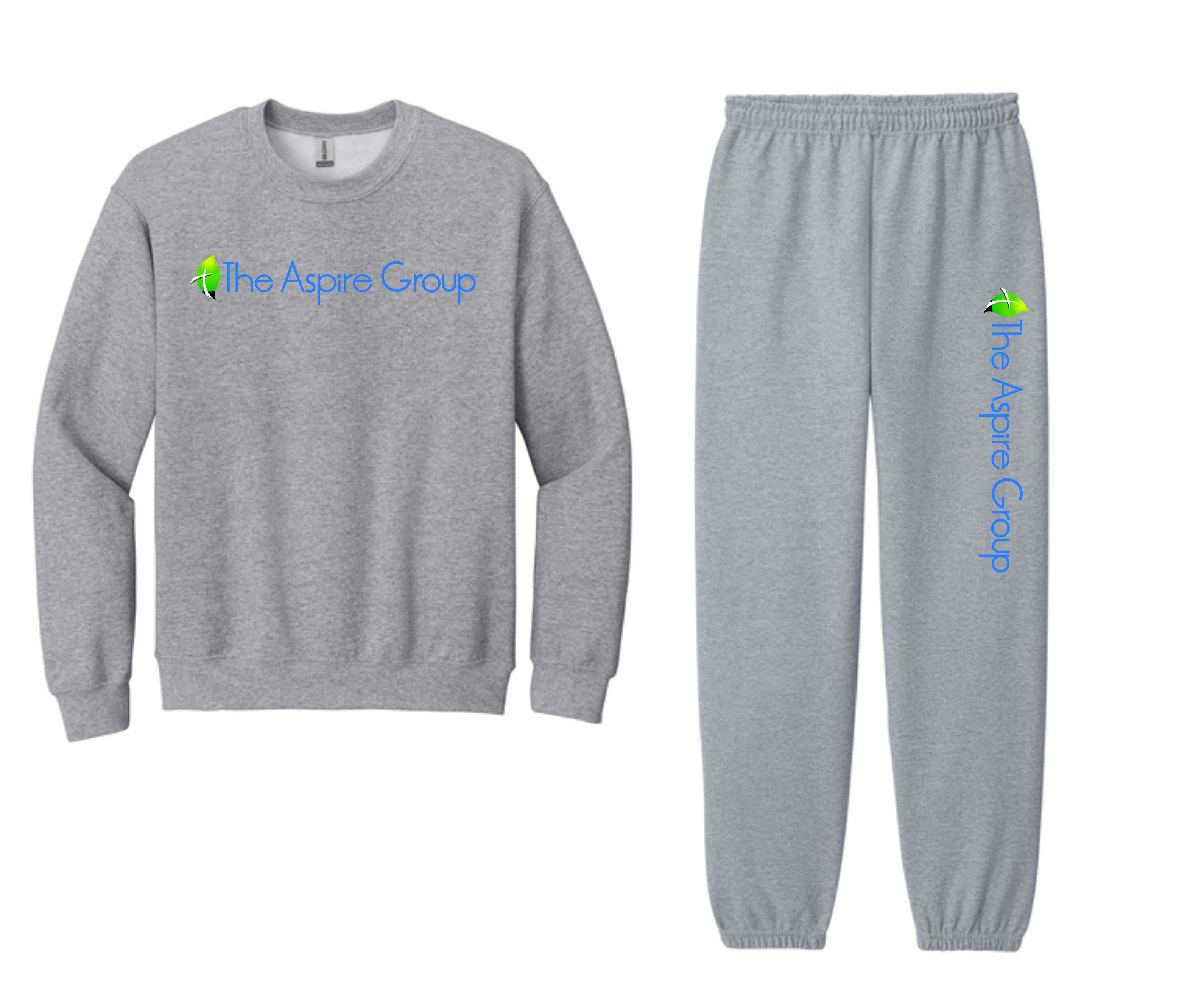 Aspire Logo Jogger Sets GREY