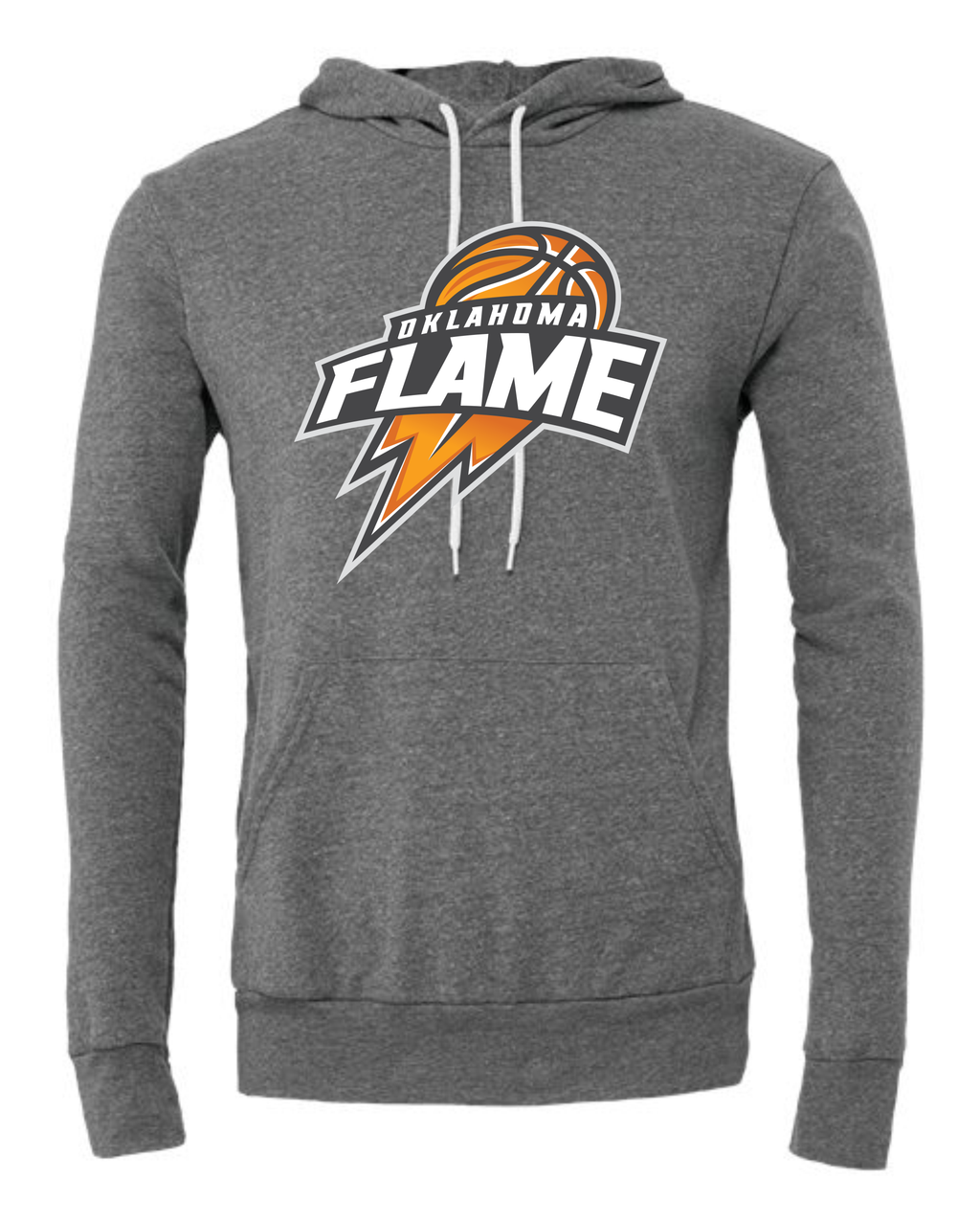 Oklahoma Flame Ball Logo Sweatshirts DK GREY