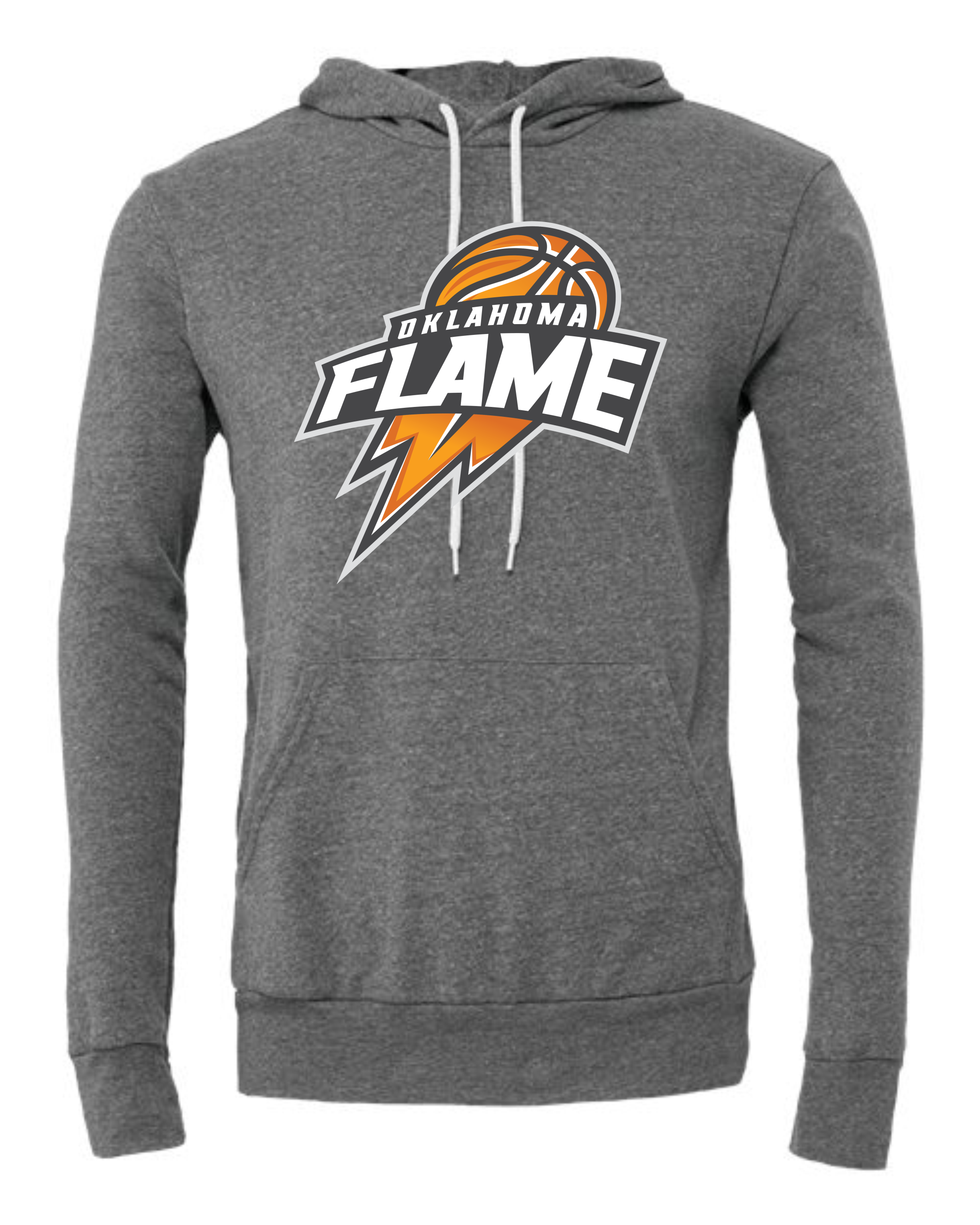 Oklahoma Flame Ball Logo Sweatshirts DK GREY