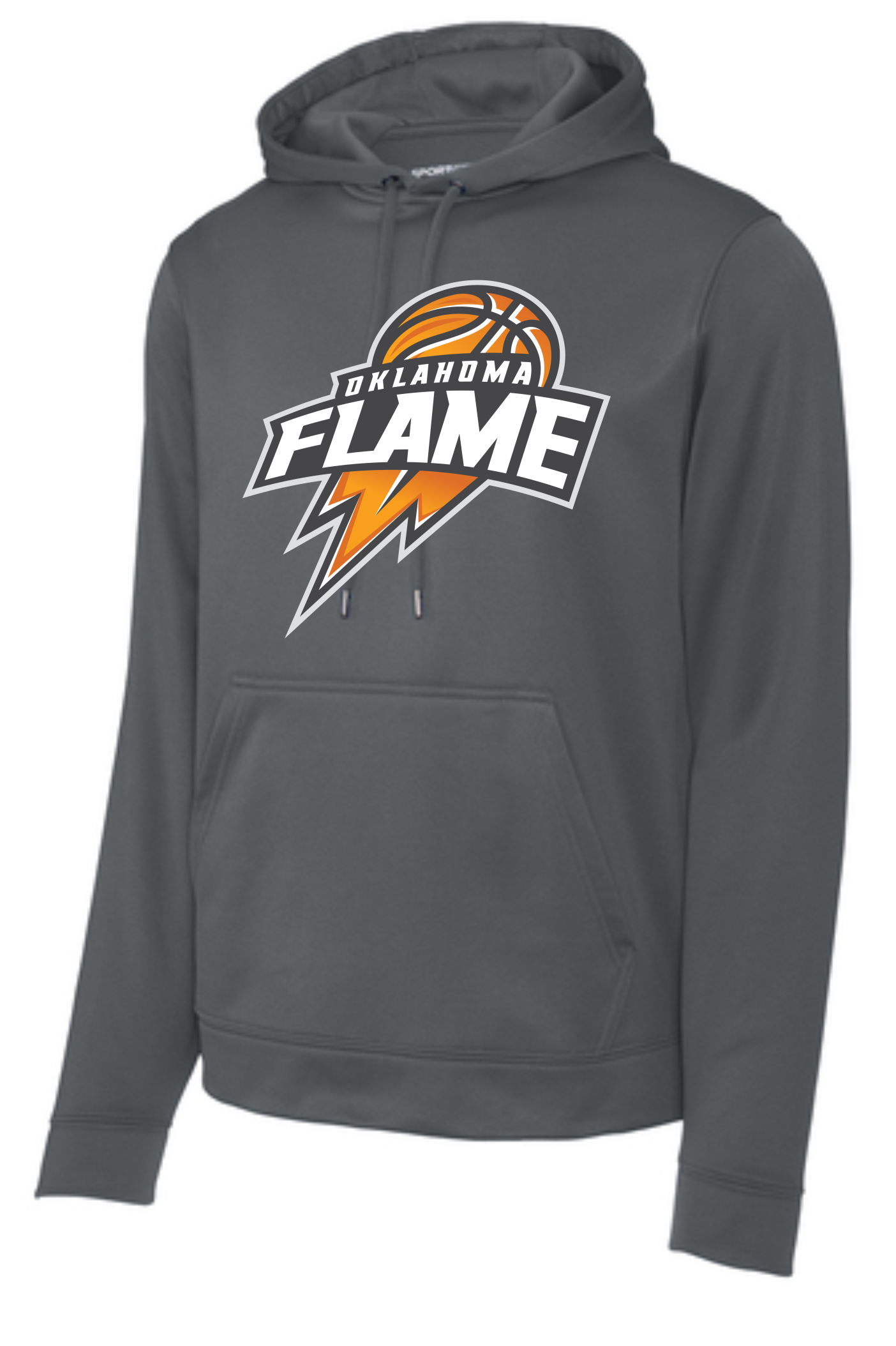Oklahoma Flame Ball Logo Sweatshirts DK GREY