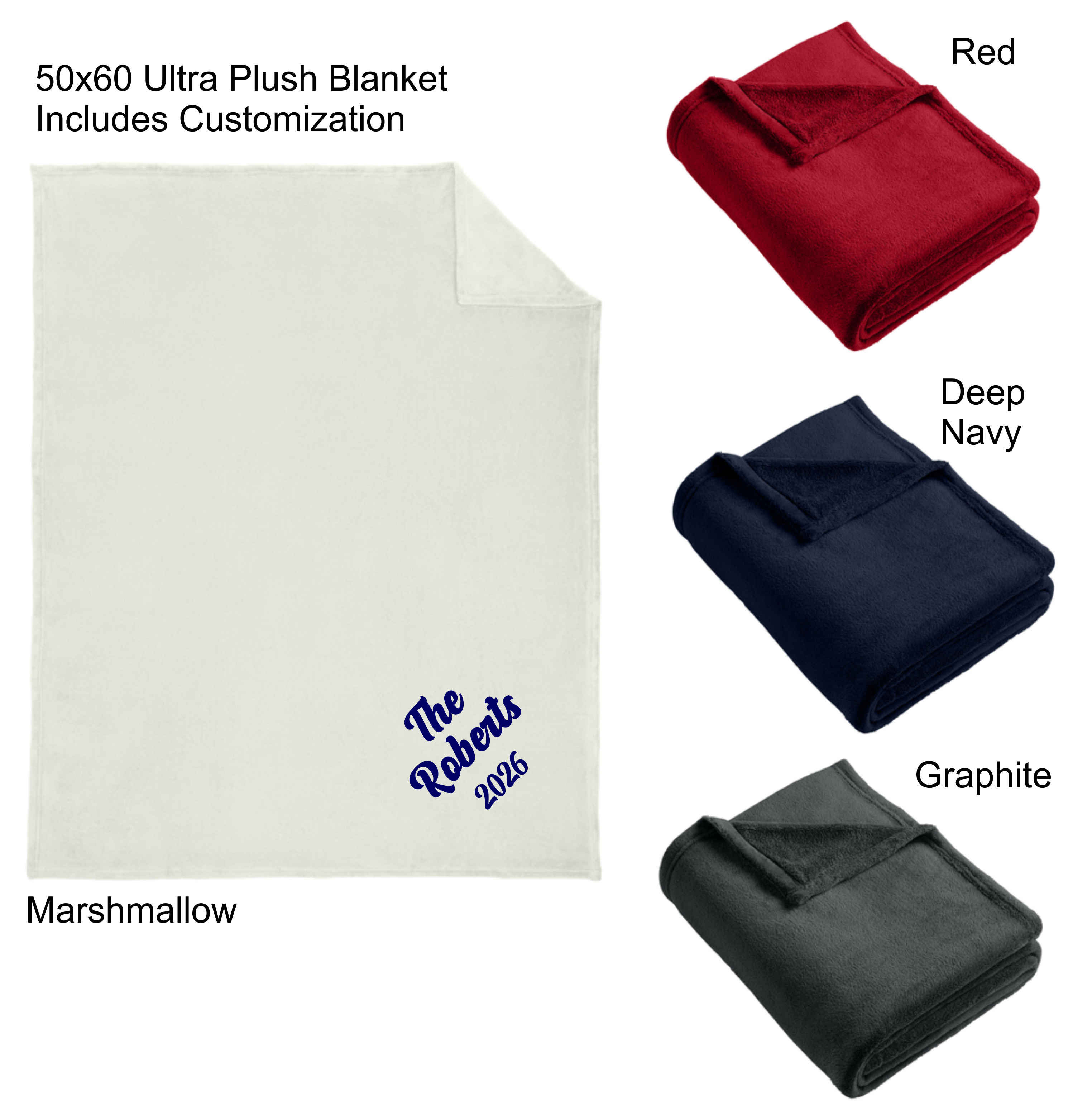 Aspire Customized Plush Blankets