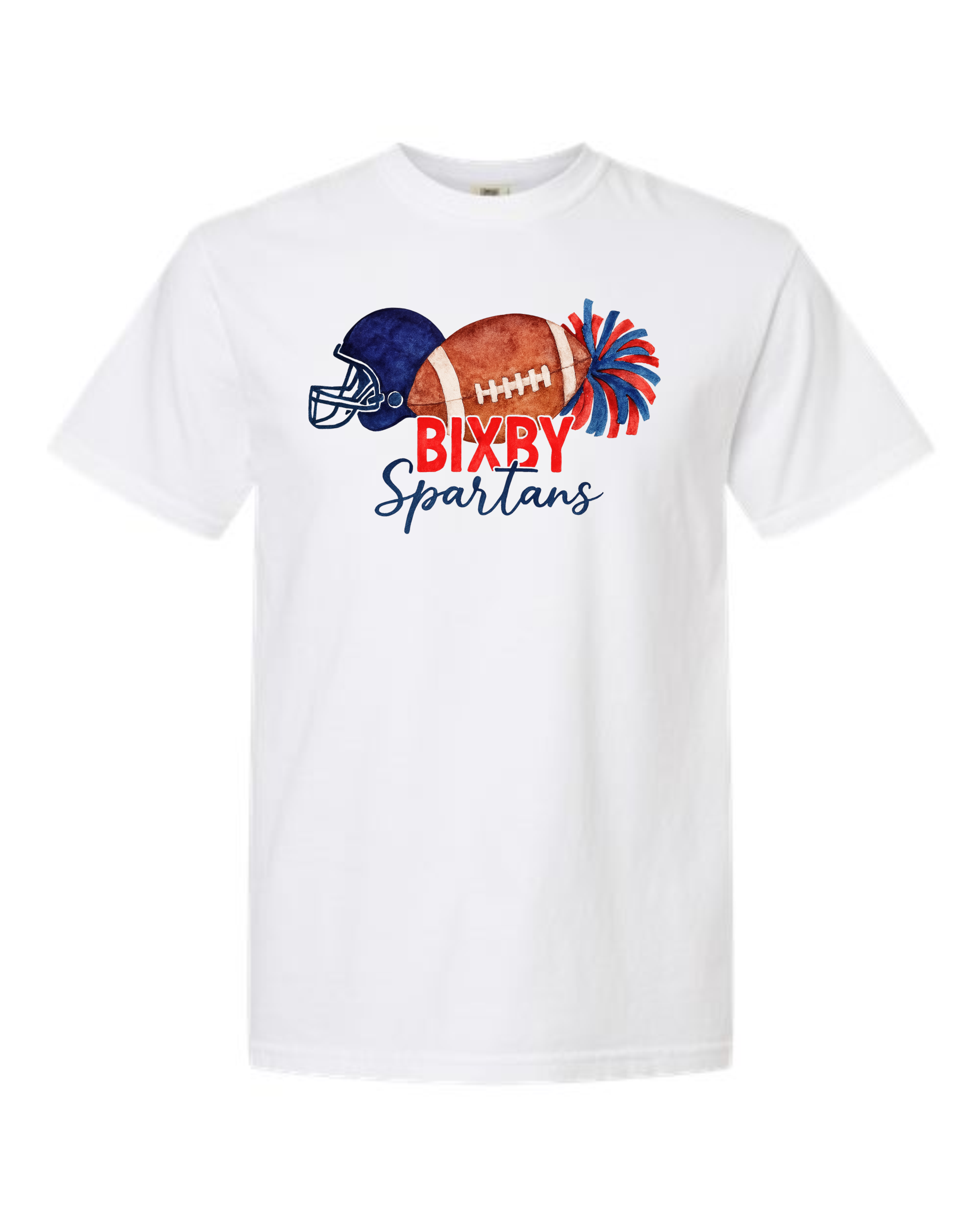 Bixby Red Watercolor Comfort Colors T-Shirts