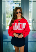 Game Day Red/White Sweatshirt