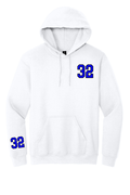 Volleyball Hoodie Customize WHITE