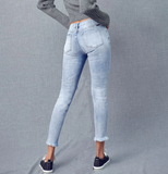 Augustina Mid Rise Ankle Skinny KanCan Jean