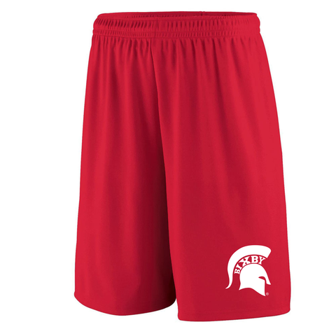 Red Spartan Boys Athletic Shorts
