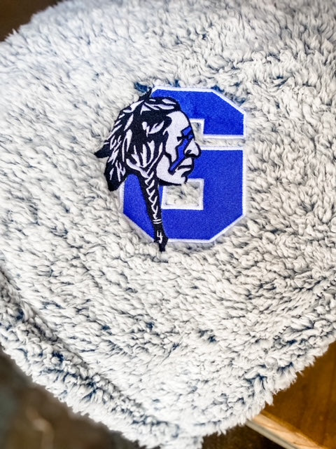 Glenpool Sherpa Throw Blanket