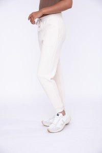 Becky Quilted Joggers Natural