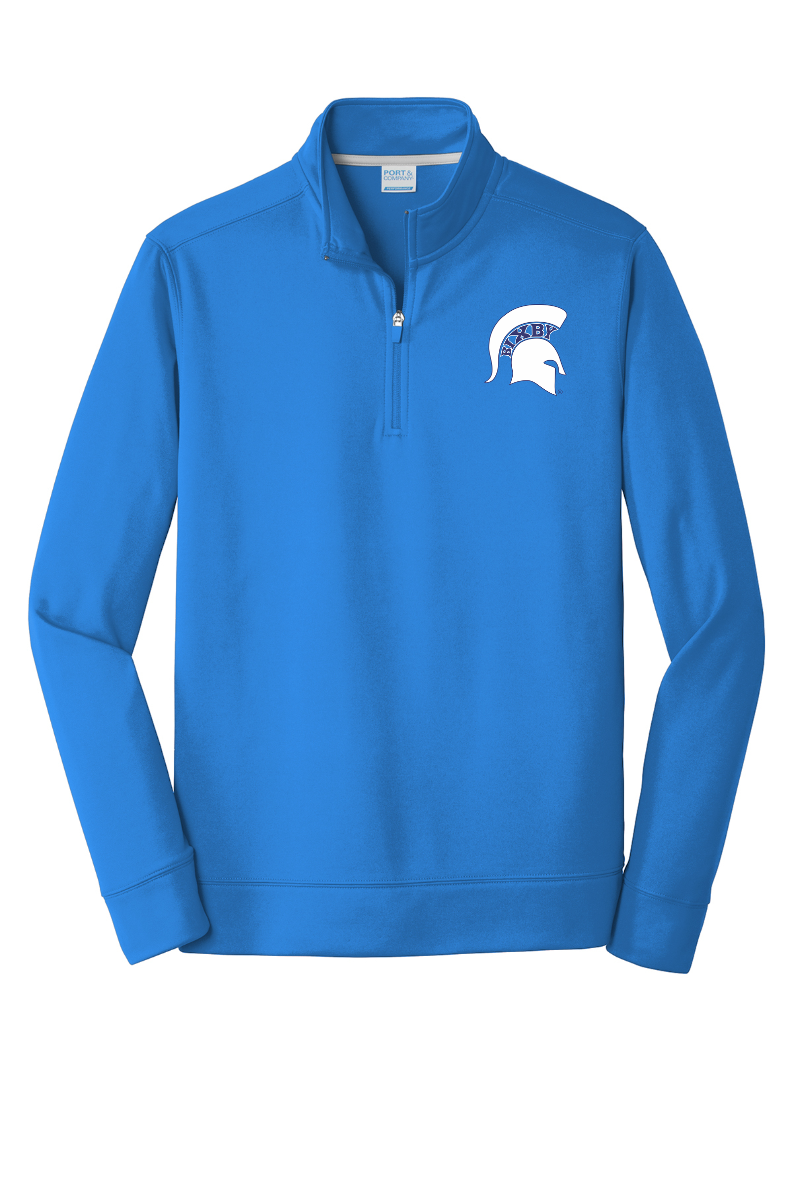 Spartan Quarter Zip Performance Fleece Sweatshirt Royal
