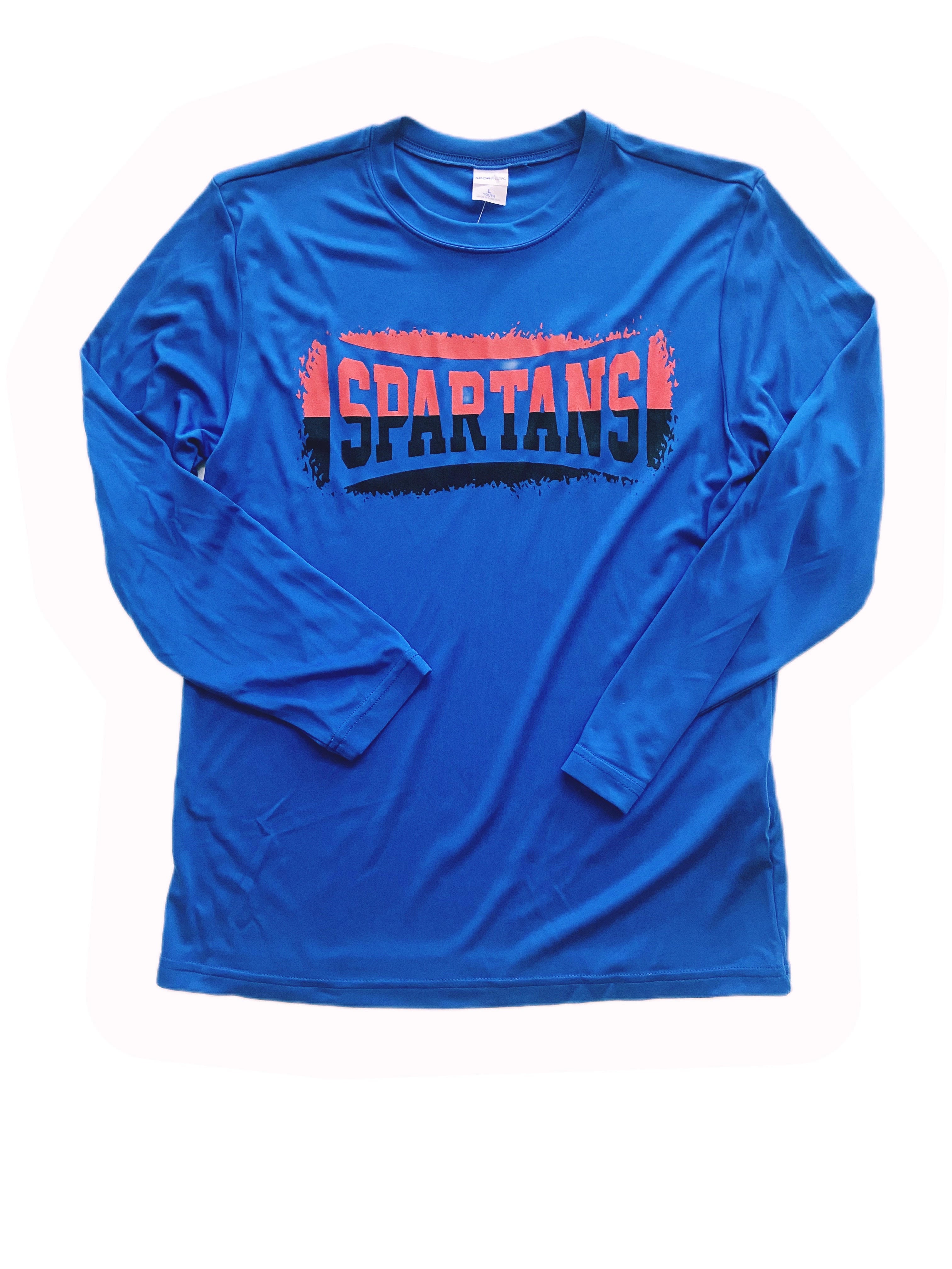 SPARTANS Splatter LS Dri Fit Tee