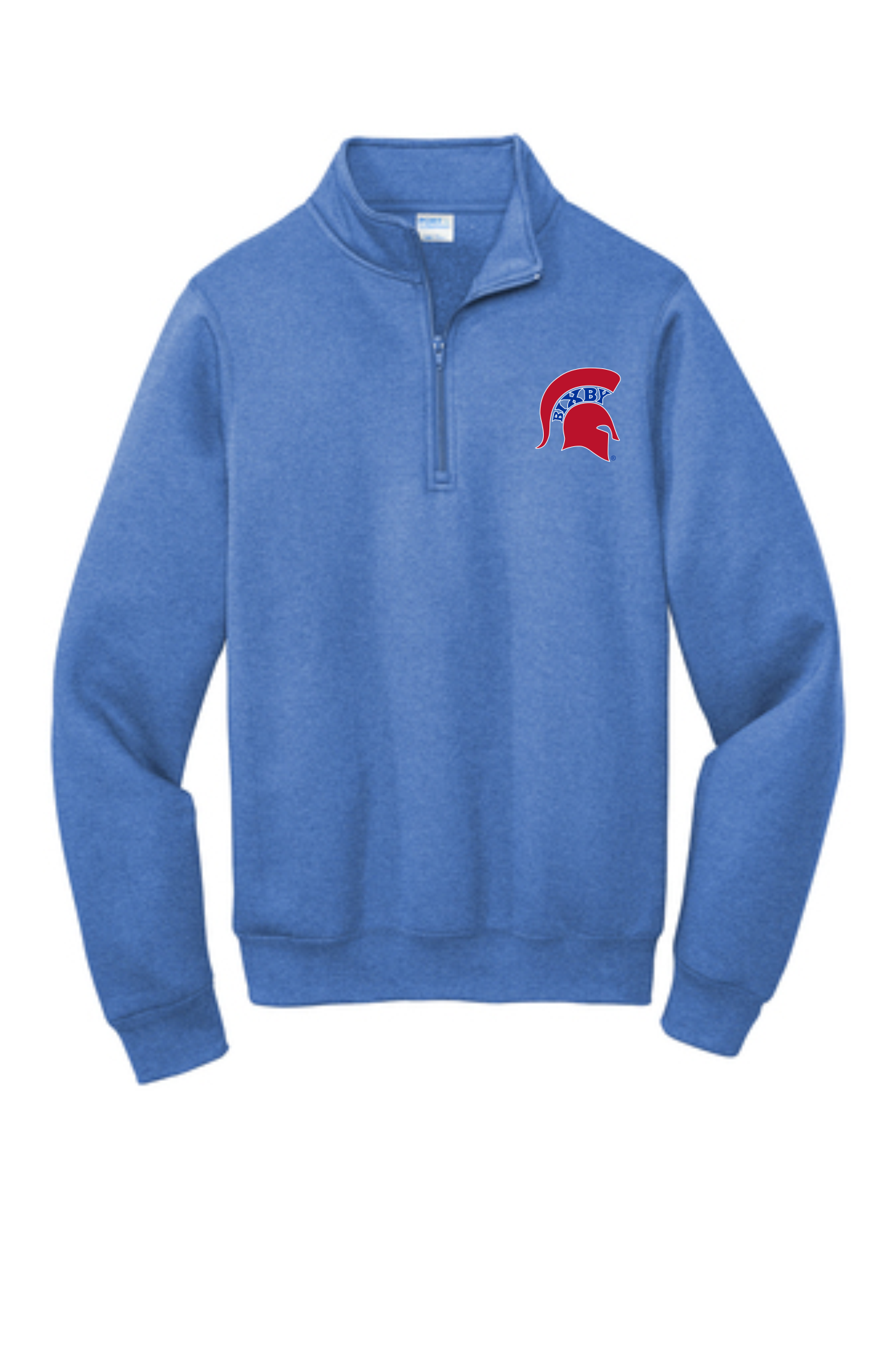 Spartan Quarter Zip Sweatshirt Heather Royal