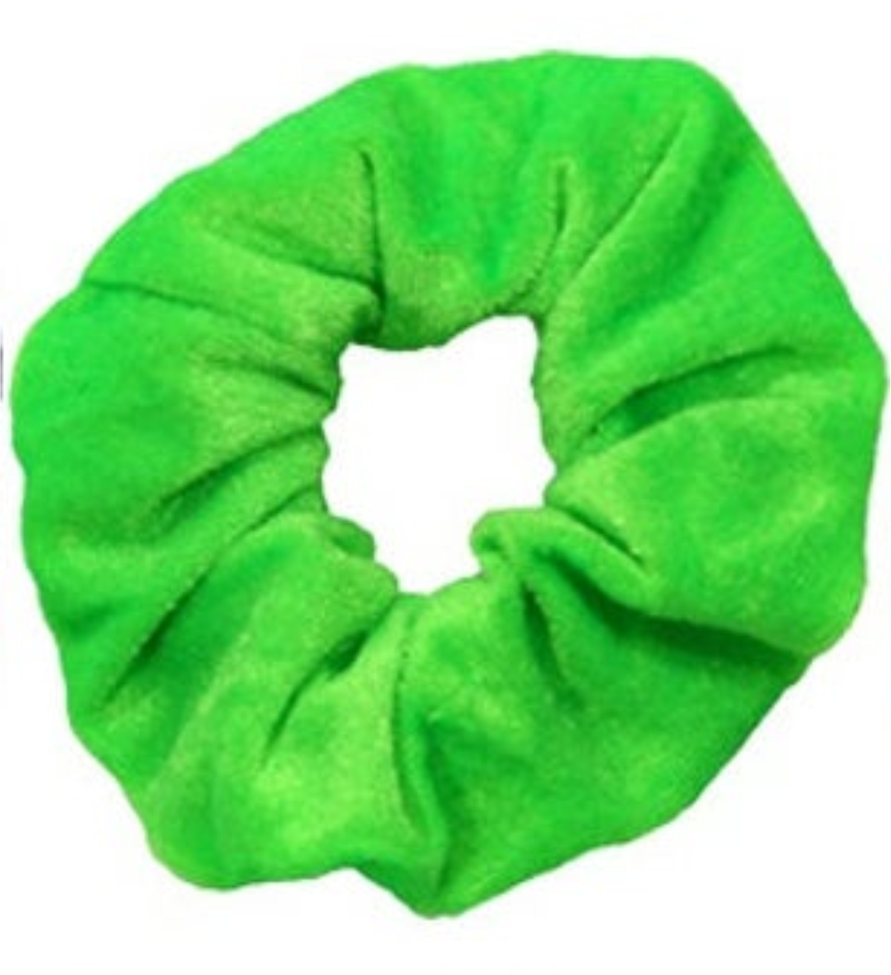 Bright Green Scrunchie