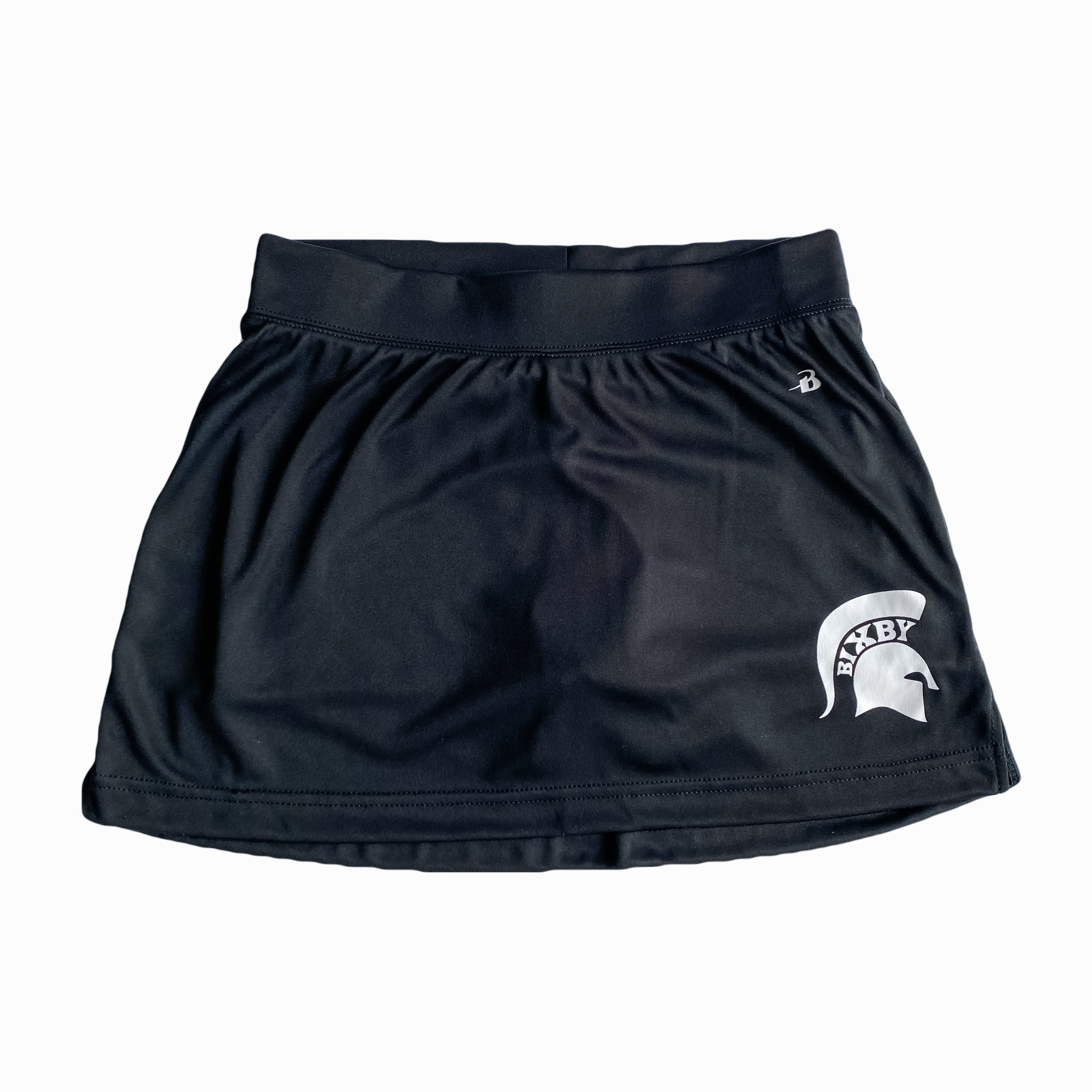 Spartan Black Tennis Skirt