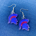 Small Acrylic Spartan Earrings
