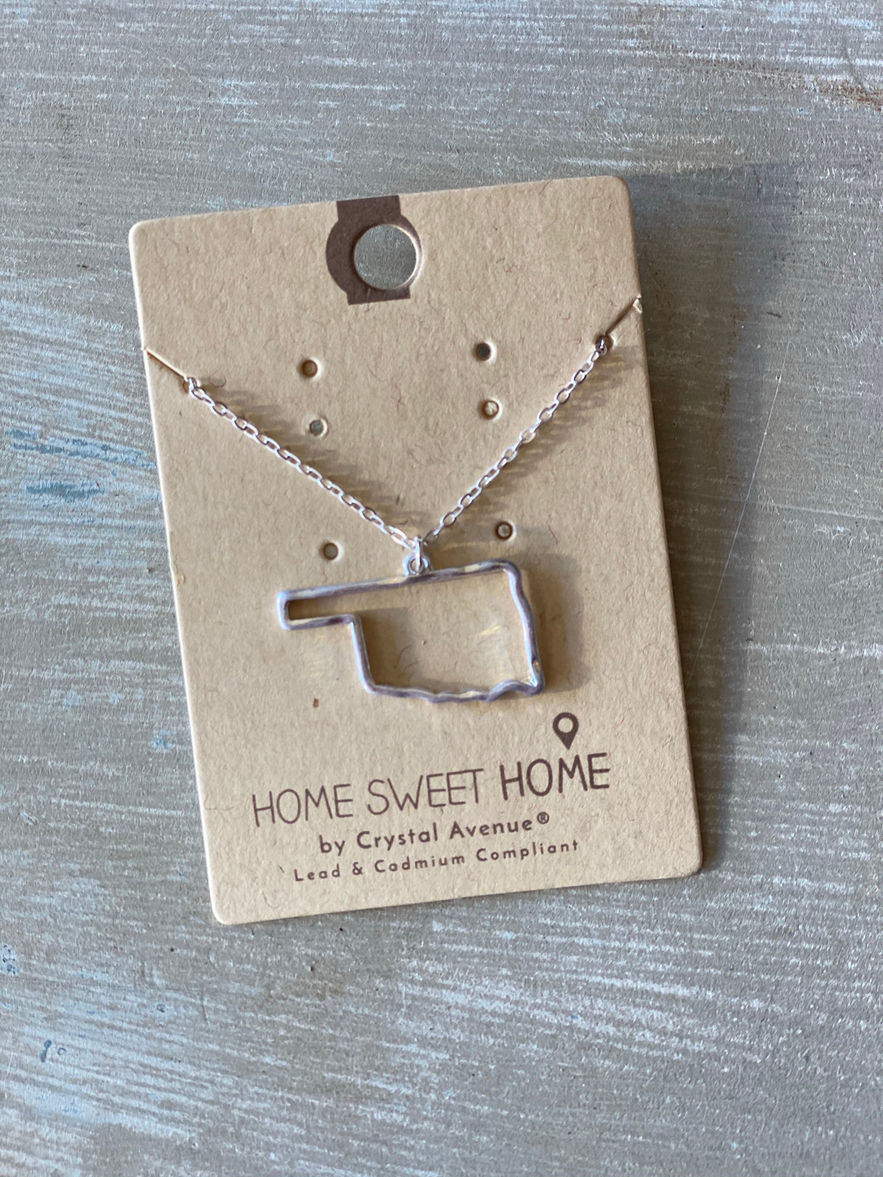 Oklahoma Silhouette Necklace
