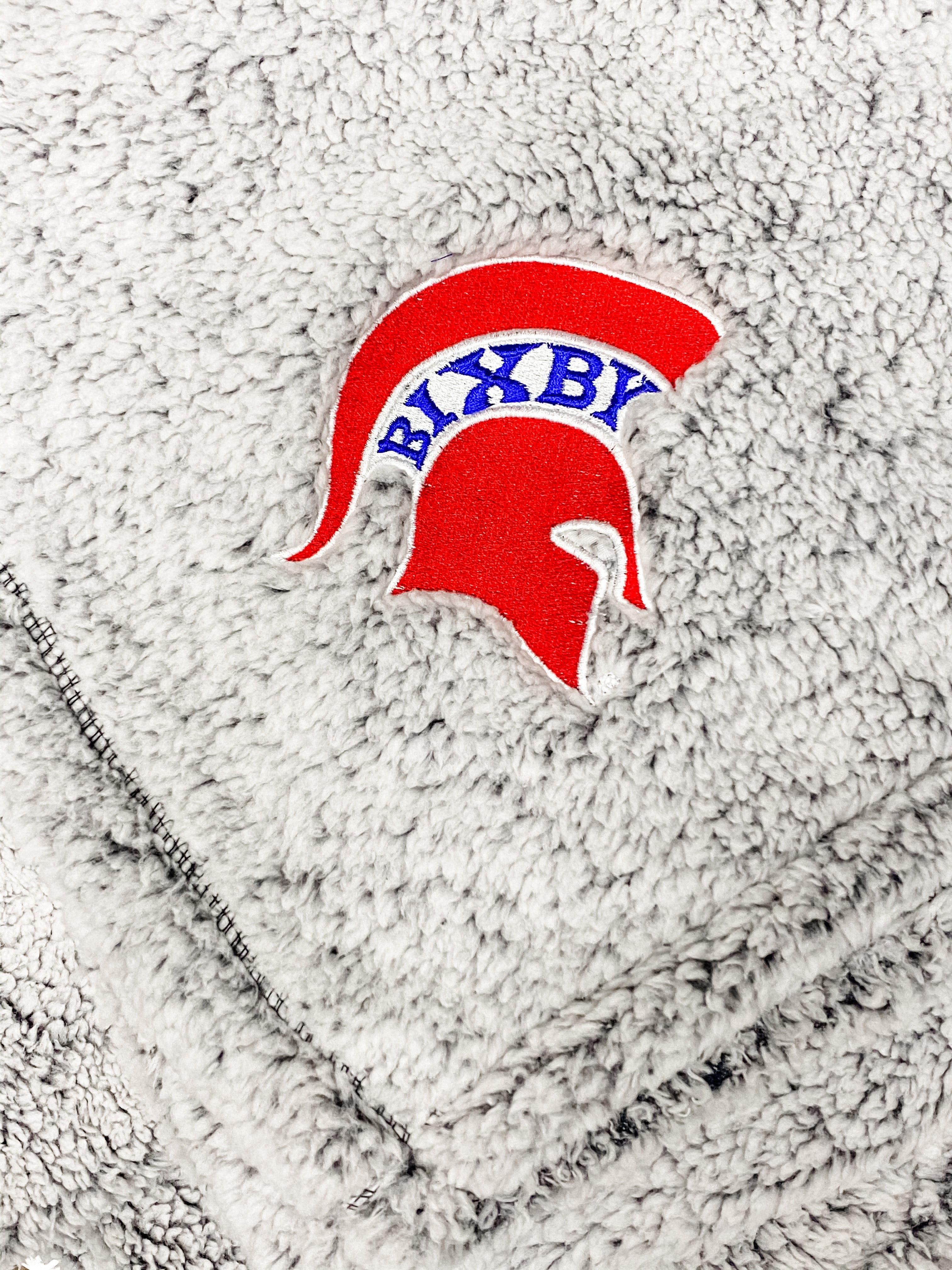 Spartan Sherpa Throw Blanket