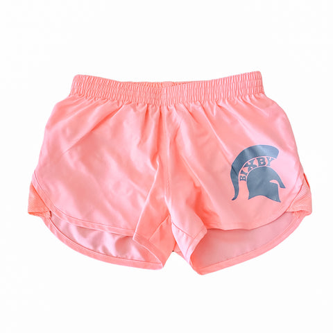 Girls/Ladies Coral Spartan Shorts