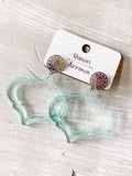 Raisin Arrows Acrylic Earrings