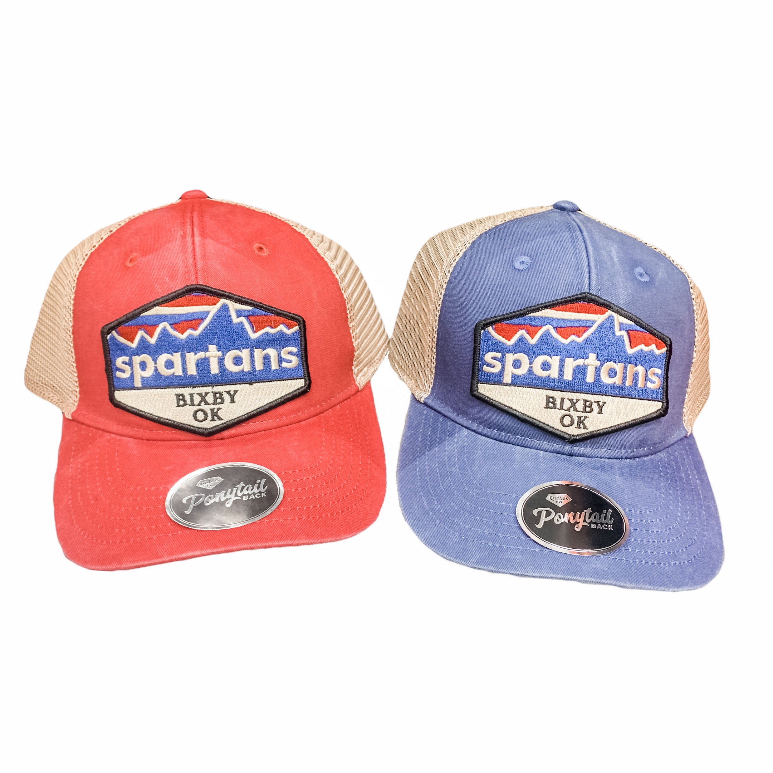 Ladies Spartan Patch Ponytail Hat