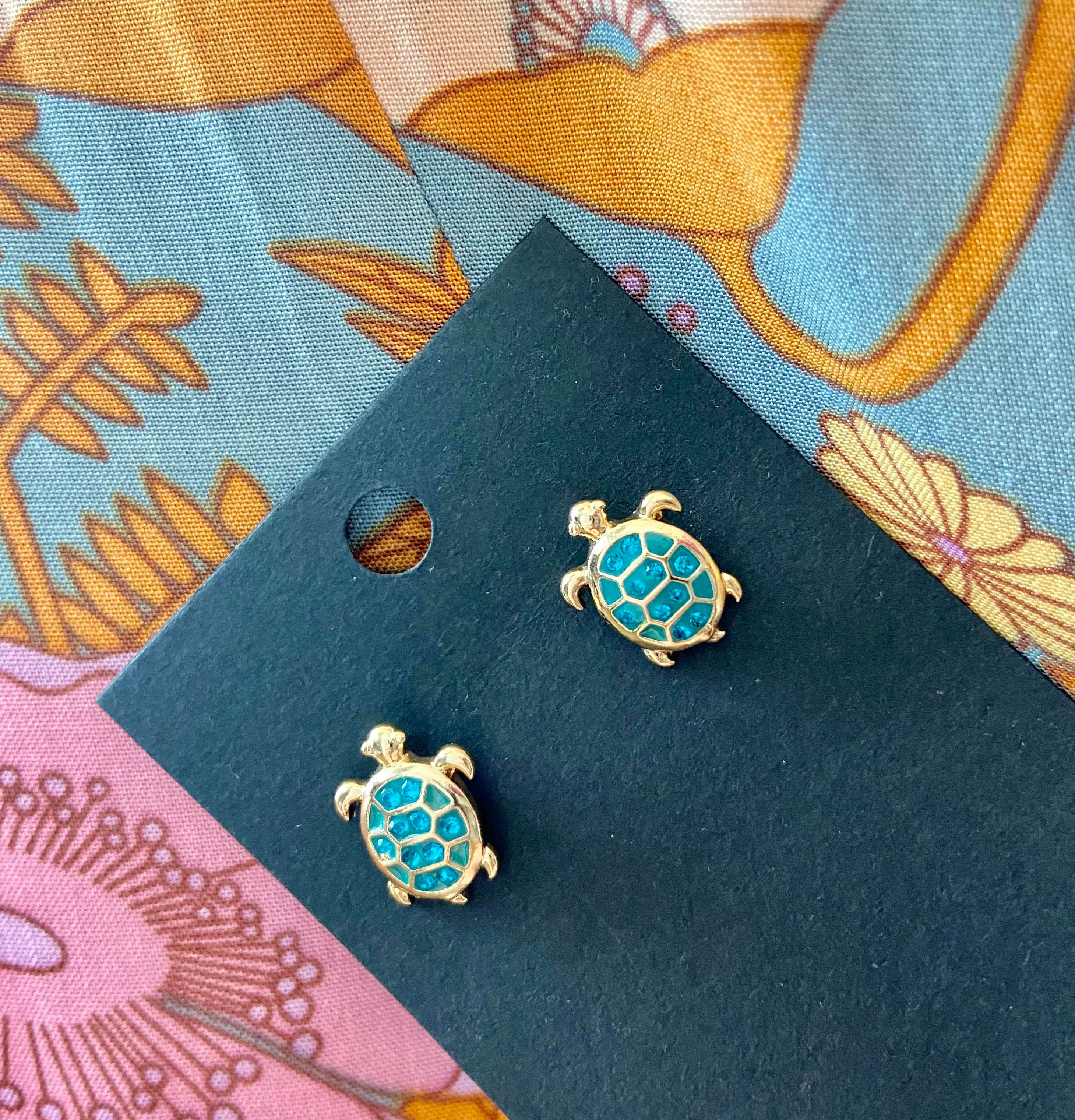 Turtle Stud Earrings